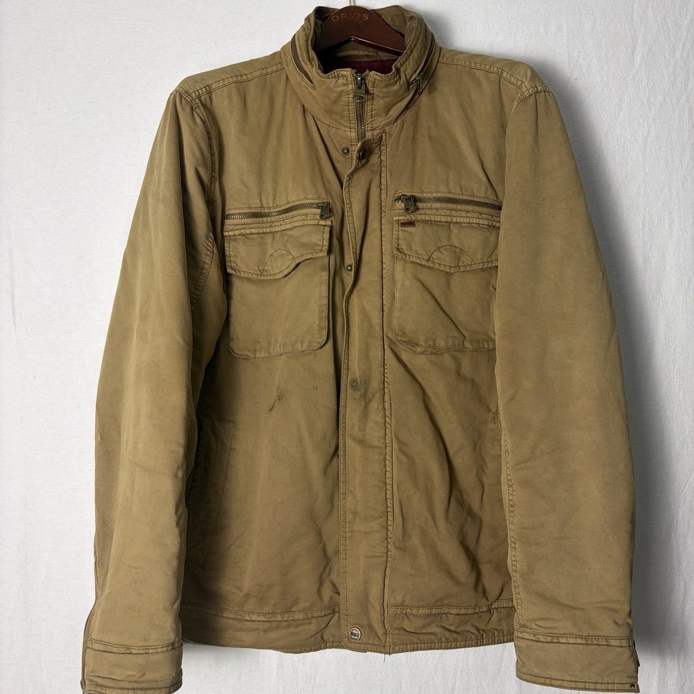 Levis Jacket Mens XLarge Trucker Quilted Workwear Field Barn Utility Snap Zipper